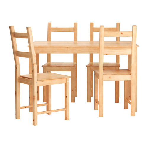 [이케아] INGO Table / IVAR  4 Chairs (Pine, 4인식탁 세트) 998.980.70 - 마켓비