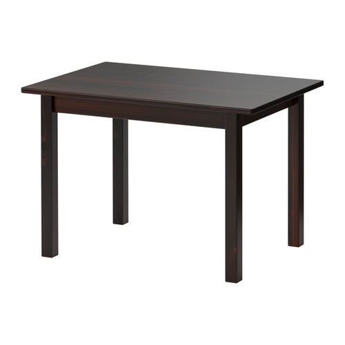 [이케아] SUNDVIK Children&#039;s Table (76x50cm, Black-Brown) 702.107.78 - 마켓비