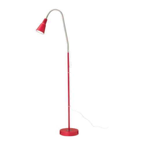[이케아] KVART Floor Lamp (Red) - 마켓비