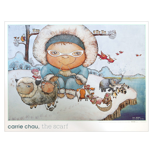 [Wun Ying Collection] Watercolor Paper Poster The Scarf 당일발송 - 마켓비