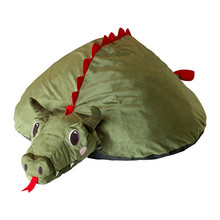 [이케아] SAGODRAKE Cushion Cover for Air Element (Dragon, Green) 802.477.43 - 마켓비