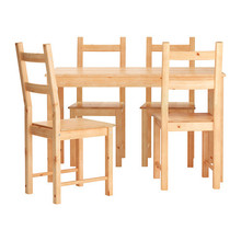 [이케아] INGO Table / IVAR  4 Chairs (Pine, 4인식탁 세트) 998.980.70 - 마켓비