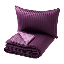 [이케아] KARIT Bedspread and Cushion Cover (Purple) - 마켓비