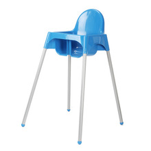 이케아 ANTILOP 유아 식탁 의자 블루 - 마켓비